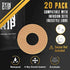 Skin Grip CGM Patches for Dexcom G5 G4 (20-Pack), Waterproof & Sweatproof for 10-14 Days, Pre-Cut Adhesive Tape, Continuous Glucose Monitor Protection (Tan)